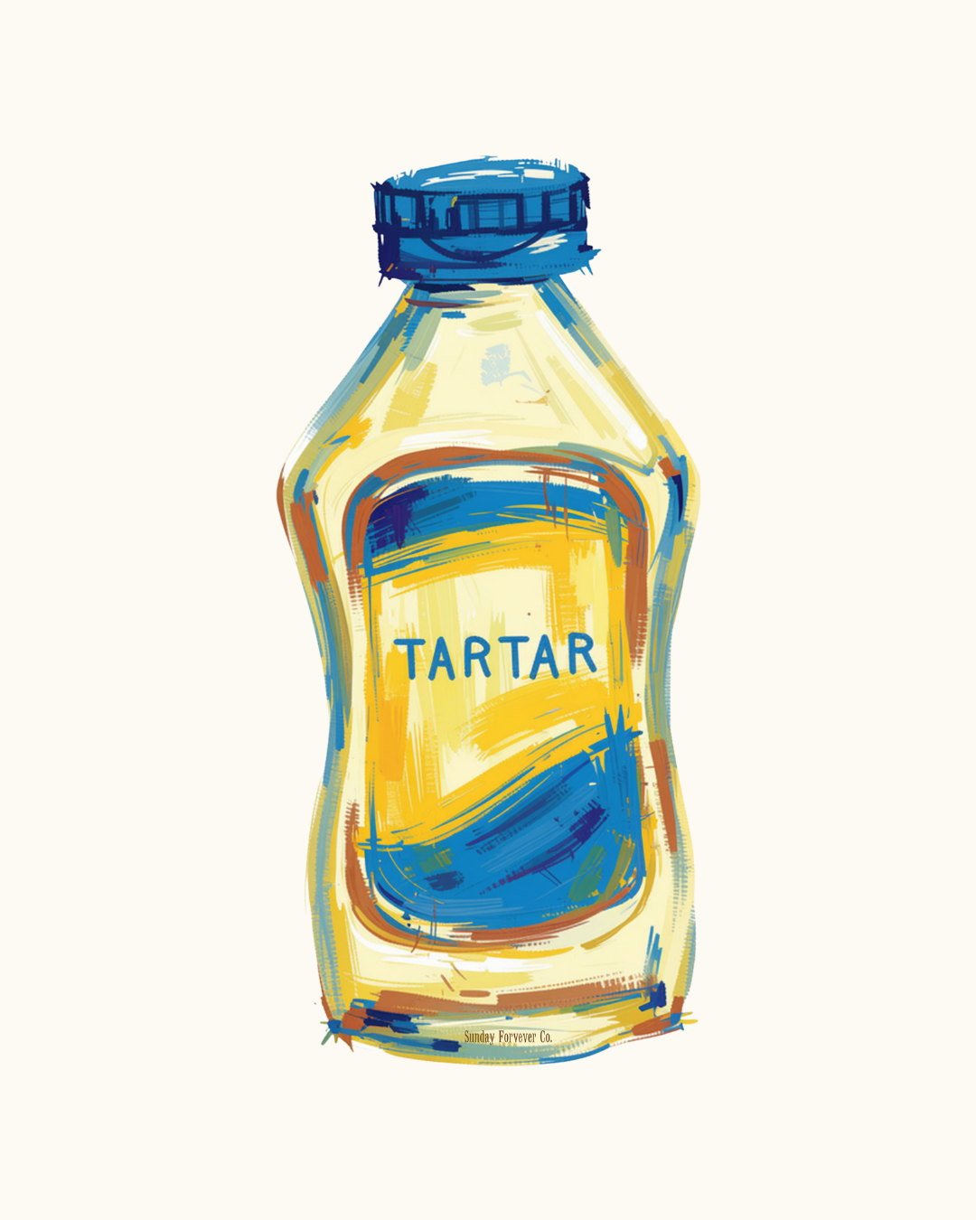 Des' Die-cut Tartar Sauce Recipe Card